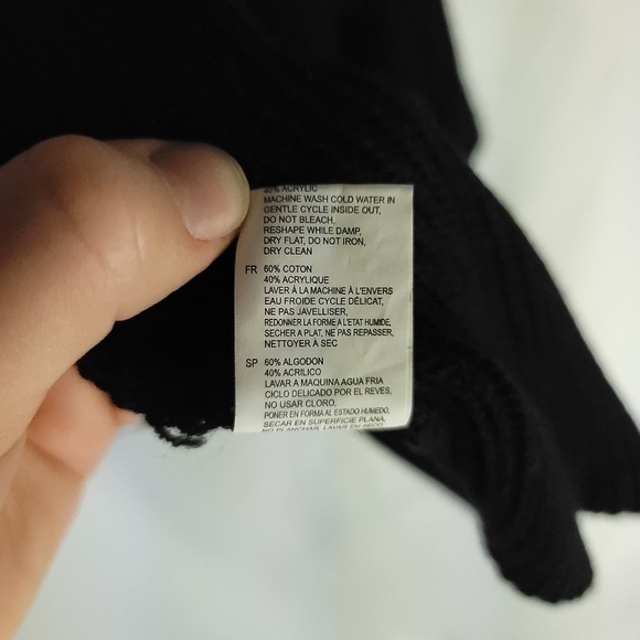 NEW CLOTH By RD Blk Tiered Ruffle Sleeve Sweater - Picture 3 of 6